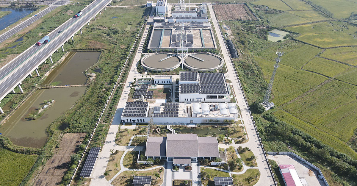 安徽省中新蘇滁高新區污水處理廠，4萬噸/日
